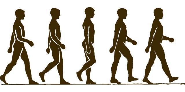 Icon of 5 men walking