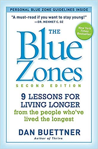 Book cover of "The Blue Zones" by Dan Buettner