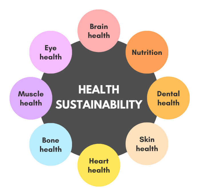 Health Sustainability Circle of health sustainability