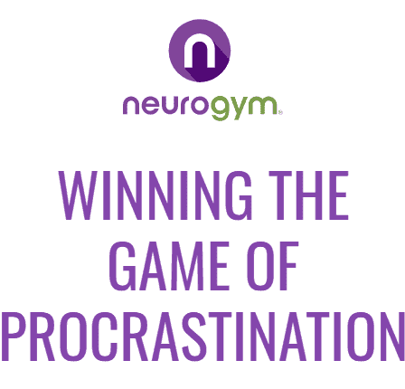 Logo of the "Winning the Game of Procrastination" program by Neurogym